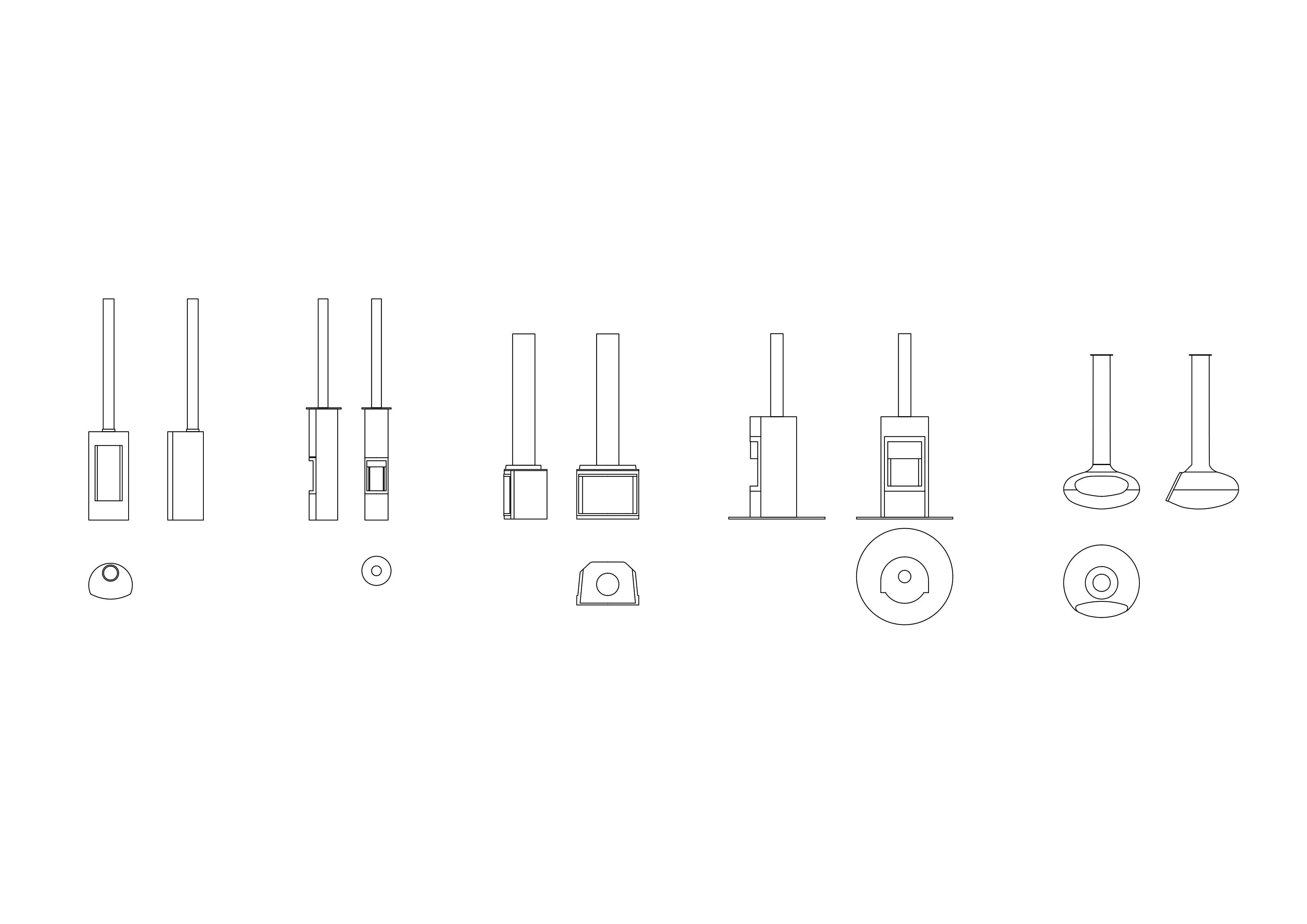 Kitchen DWG CAD Blocks in Plan and Elevation (75 Pieces) – Cadnature